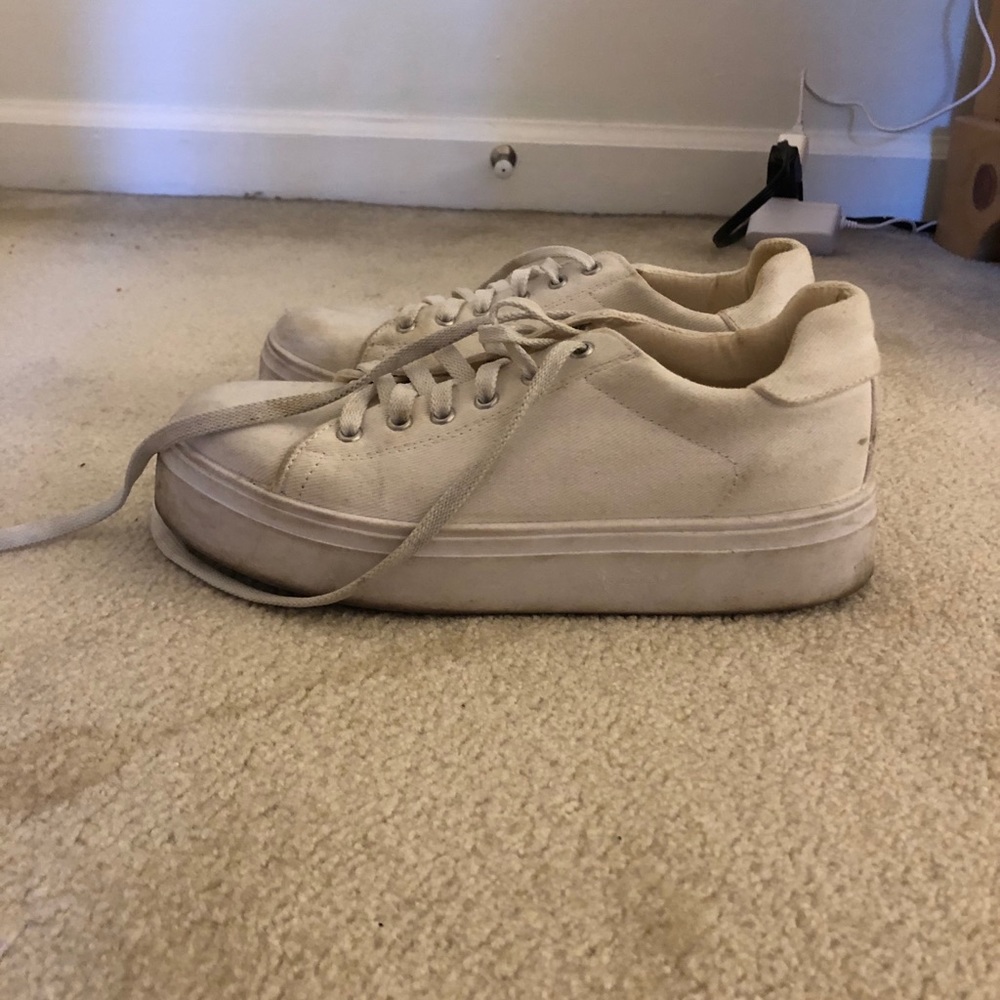 Platform White Sneakers